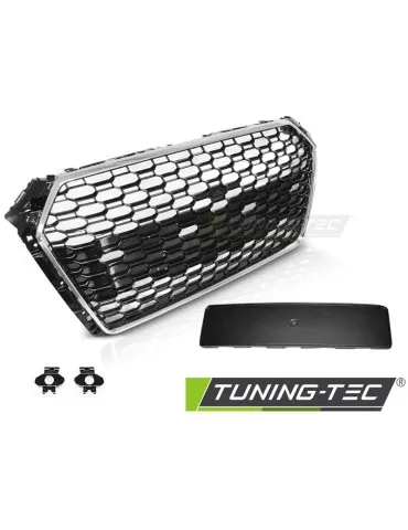 Calandre noire chromée pour AUDI A4 B9 15-19