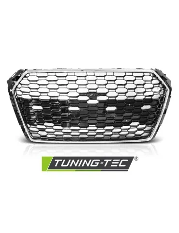Calandre noire chromée pour AUDI A4 B9 15-19