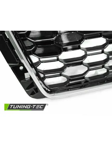 Calandre noire chromée pour AUDI A4 B9 15-19