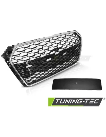 Calandre noire chromée pour AUDI A4 B9 15-19