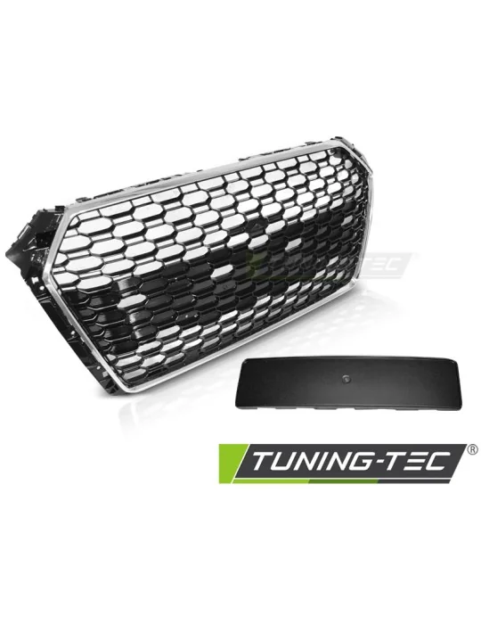 Calandre noire chromée pour Audi A4 B9 (2015 - 2019)