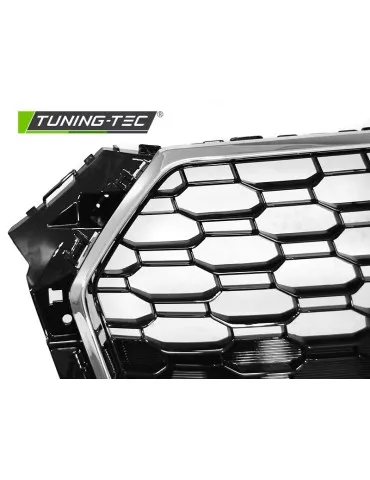 Calandre noire chromée pour AUDI A4 B9 15-19