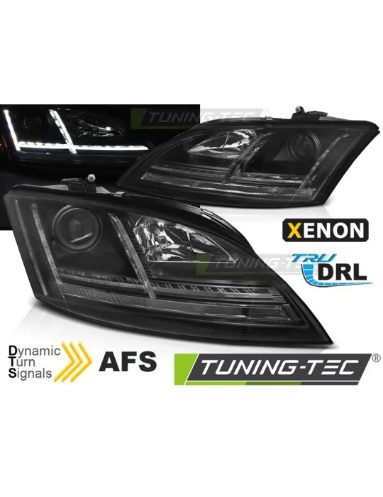 Phares au xénon noirs pour Audi TT 8J AFS (2006 - 2010)