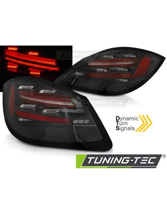 Feux arrière à LED noirs pour Porsche Boxster Cayman 987 (2009 - 2012)