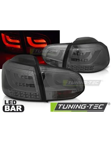 Feux arrière à LED fumés pour VW GOLF 6 10.08-12