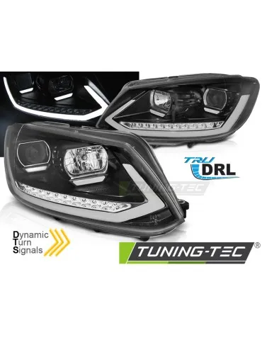 Phares noirs pour VW TOURAN II 08.10-15