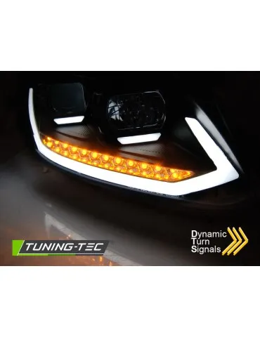 Phares noirs pour VW TOURAN II 08.10-15