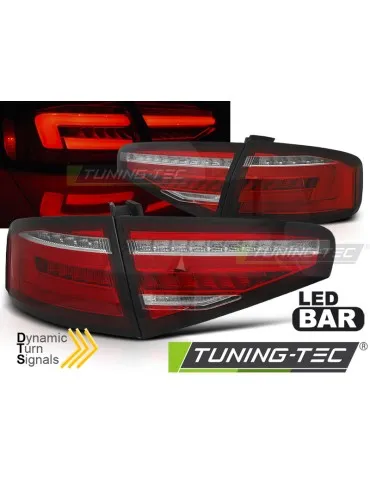 Feux arrière à LED rouges pour AUDI A4 B8 12-15 Berline