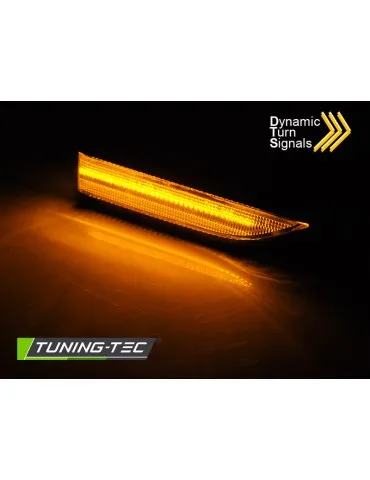Répétiteurs latéraux à LED noirs fumés pour VW T6 15-19