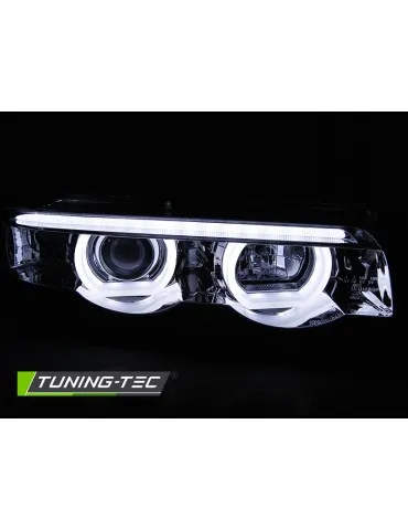 Phares à LED chromés pour BMW E38 94-01