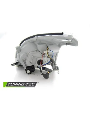 Phares à LED chromés pour TOYOTA LAND CRUISER 120 03-09