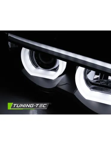Phares à LED noirs pour BMW E38 94-01