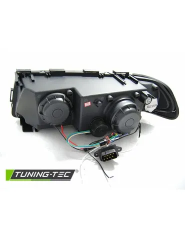 Phares à LED noirs pour BMW E38 94-01