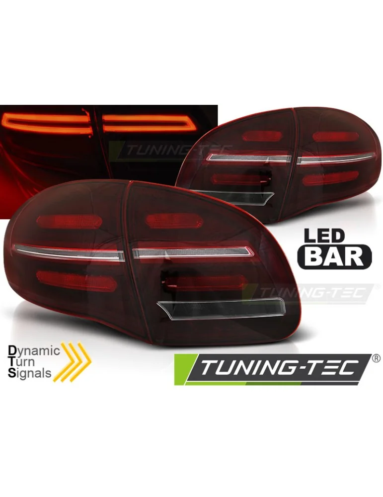 Feux arrière à LED rouges pour PORSCHE CAYENNE 10-15