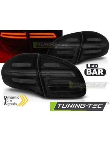 Feux arrière à LED fumés pour PORSCHE CAYENNE 10-15