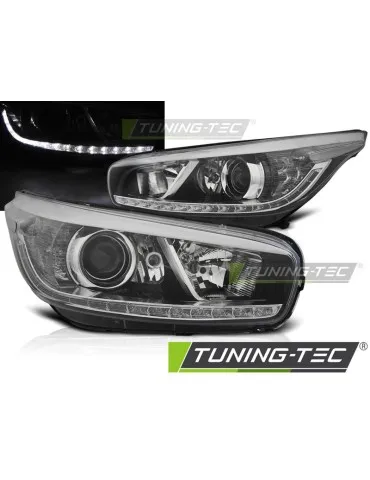 Phares à LED noirs pour KIA CEED II 12-18