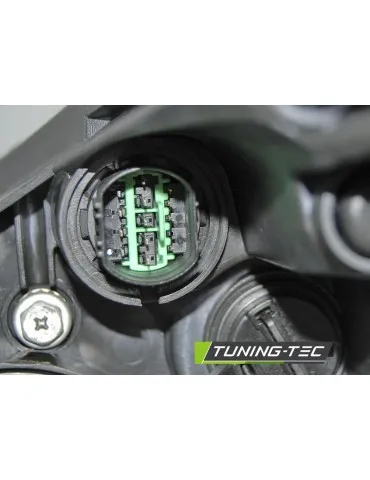 Phares à LED noirs pour KIA CEED II 12-18