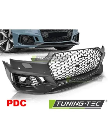 Pare-chocs avant noir pour AUDI A4 B9 08.15-19
