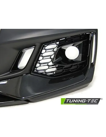 Pare-chocs avant noir pour AUDI A4 B9 08.15-19