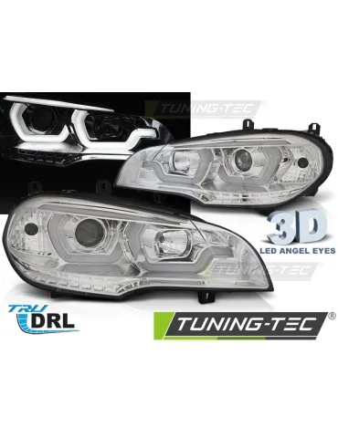 Phares chromés pour BMW X5 E70 07-13