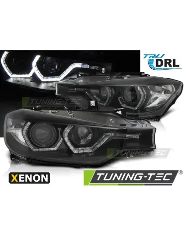 Phares au xénon noirs pour BMW F30/F31 10.11 05.15