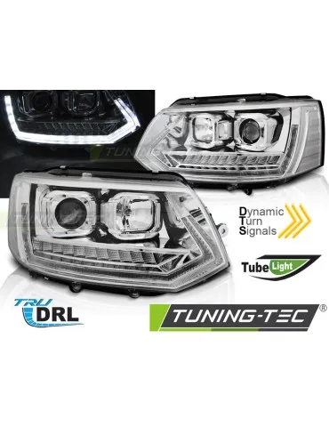 Phares chromés pour VW T5 2010-2015