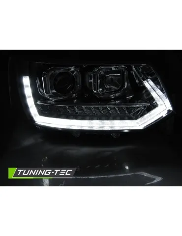 Phares chromés pour VW T5 2010-2015