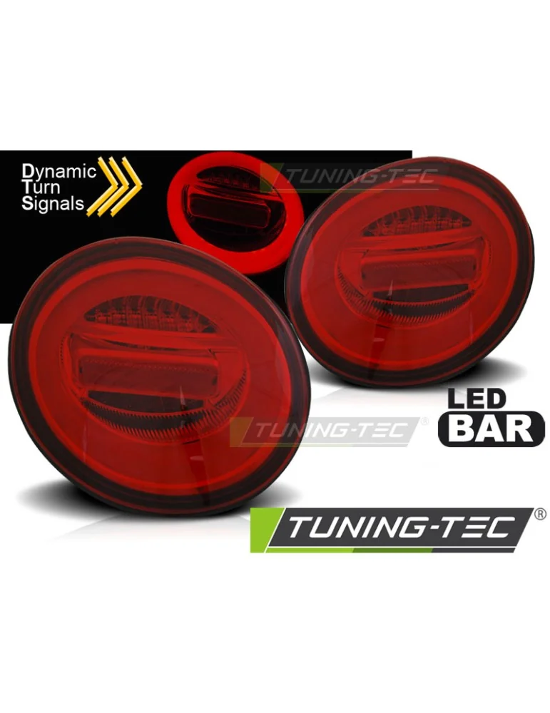 Feux arrière à LED rouges pour VW NEW BEETLE 10.98-05