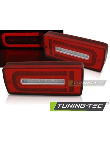Feux arrière à LED rouges blancs pour MERCEDES W463 G-CLASS 07-17