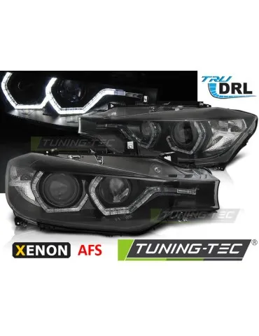Phares au xénon noirs pour BMW F30/F31 10.11 05.15