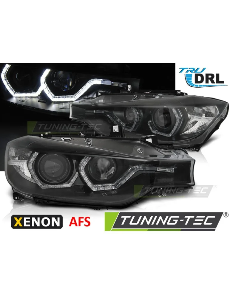 Phares au xénon noirs pour BMW F30/F31 10.11 05.15