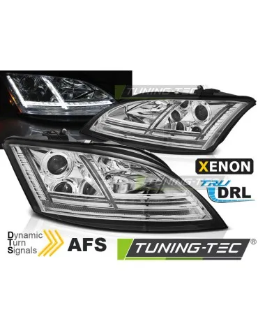 Phares au xénon chromés pour AUDI TT 06-10 8J AFS