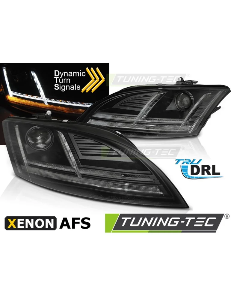 Phares au xénon noirs pour AUDI TT 10-14 8J AFS