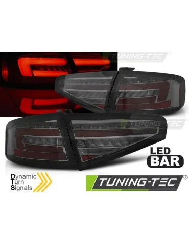 Feux arrière à LED fumés pour AUDI A4 B8 12-15 Berline