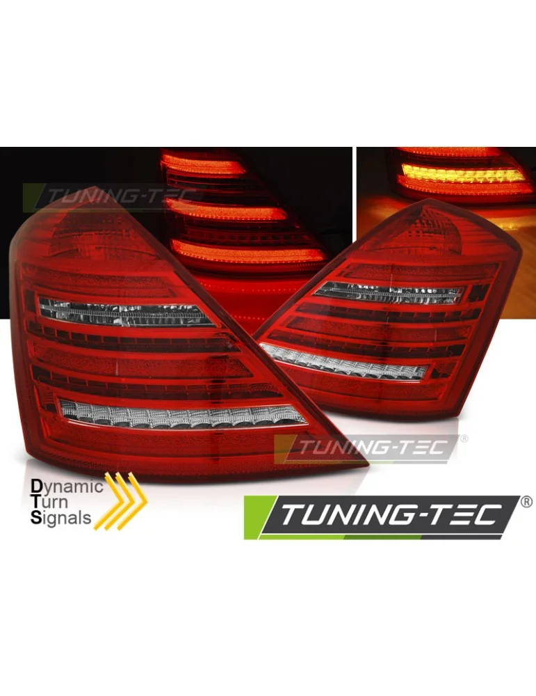 Feux arrière à LED rouges blancs pour MERCEDES W221 S-KLASA 05-09