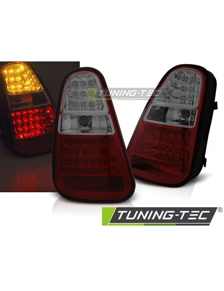 Feux arrière à LED fumés rouges pour MINI COOPER R50 R52 R53 04-06