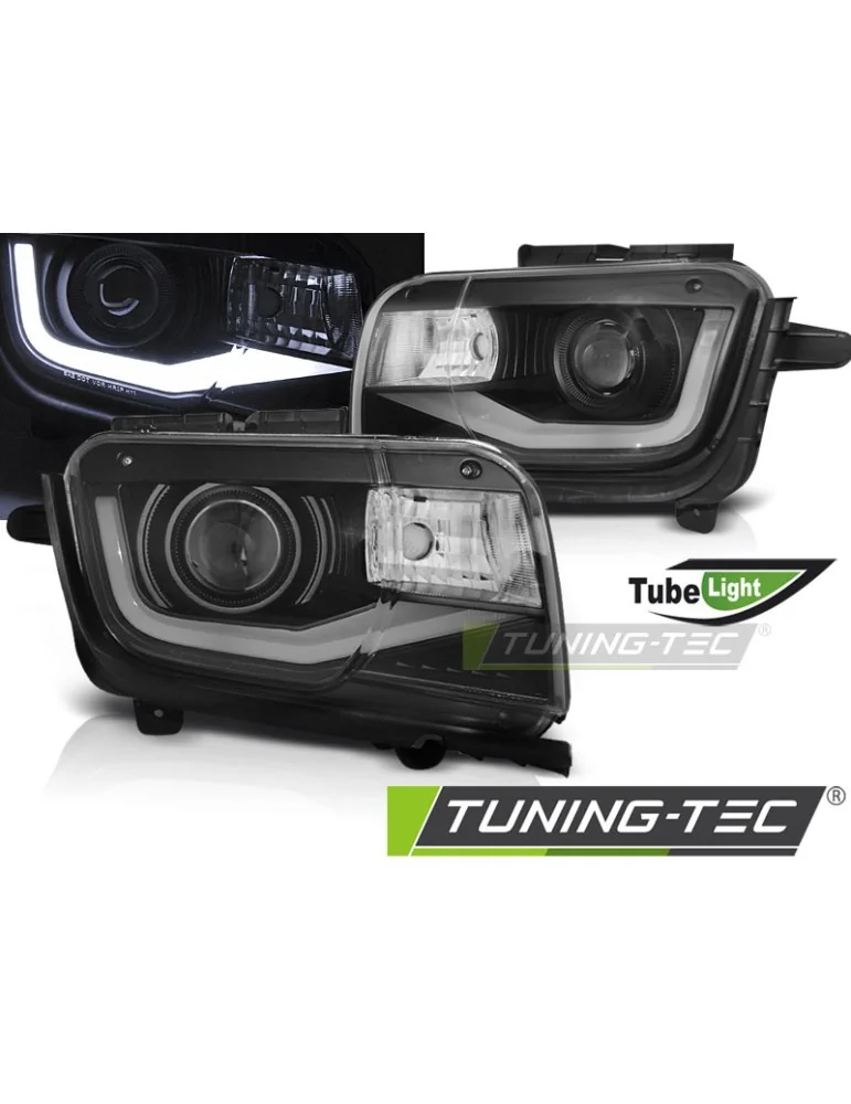 Phares à LED noirs pour CHEVROLET CAMARO 09-13