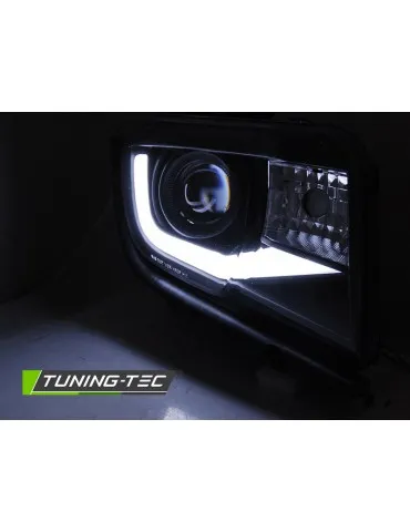 Phares à LED noirs pour CHEVROLET CAMARO 09-13