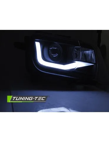Phares à LED noirs pour CHEVROLET CAMARO 09-13