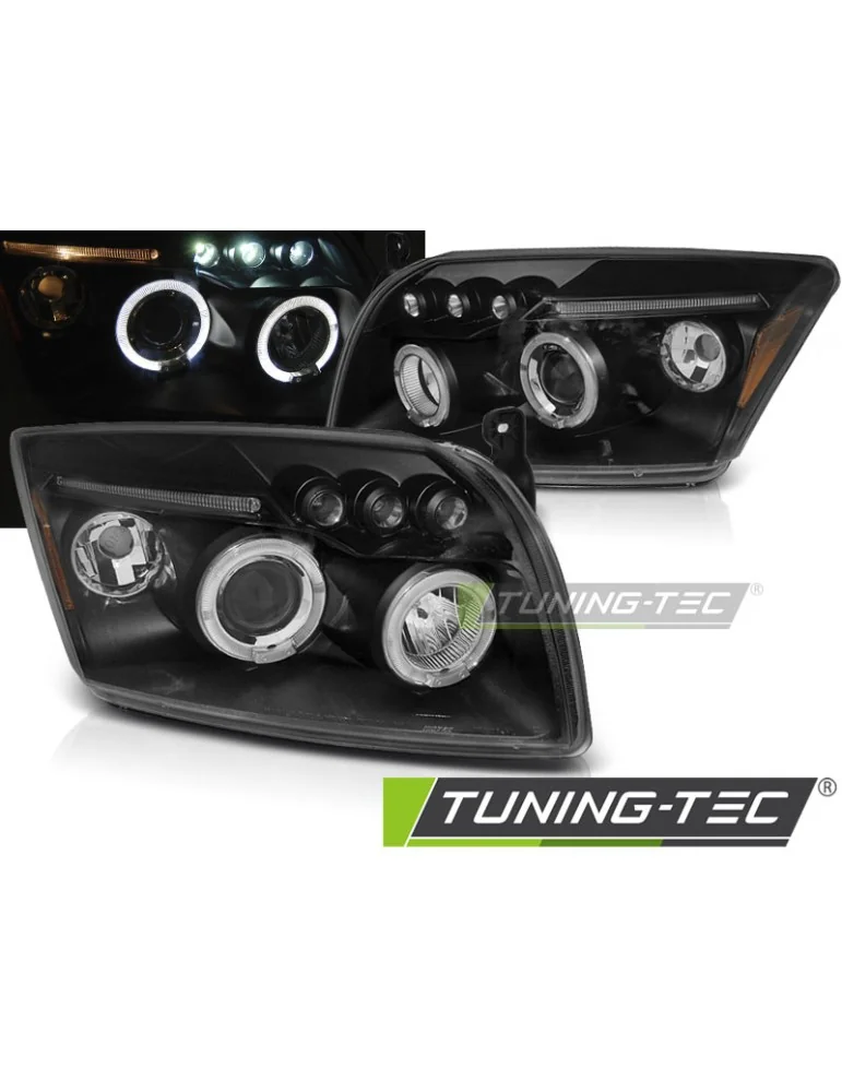 Phares noirs pour DODGE CALIBER 06-12