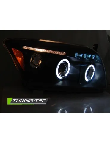 Phares noirs pour DODGE CALIBER 06-12