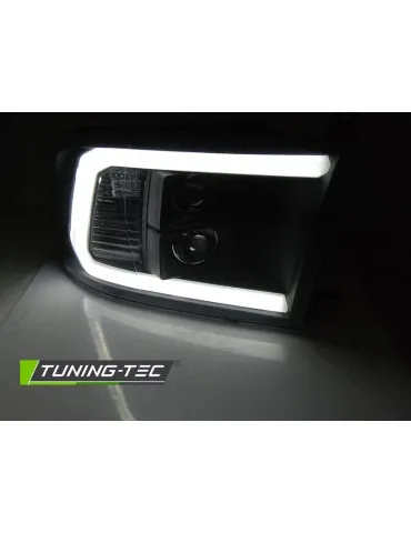 Phares à LED noirs pour DODGE RAM 09-18