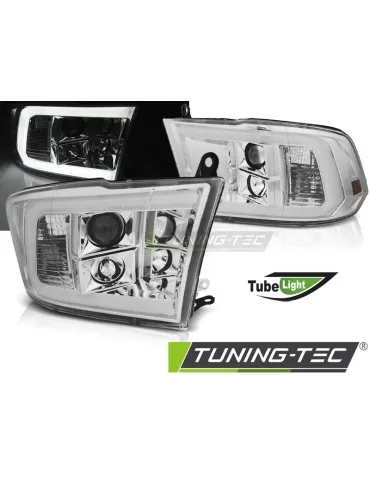 Phares à LED chromés pour DODGE RAM 09-18