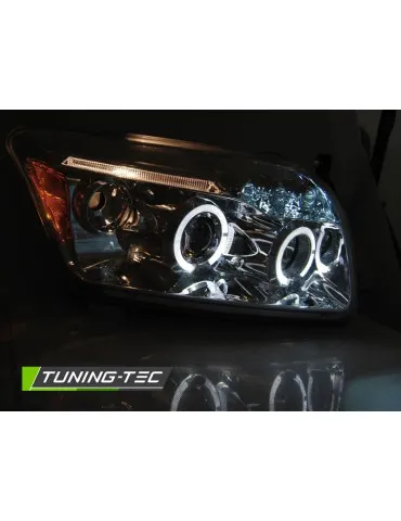 Phares chromés pour DODGE CALIBER 06-12
