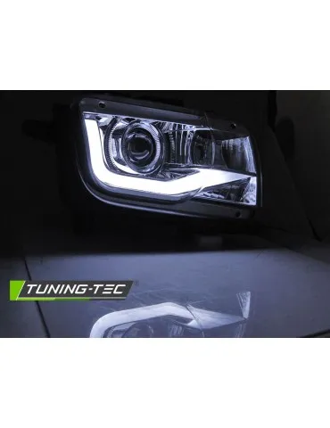Phares à LED chromés pour CHEVROLET CAMARO 09-13