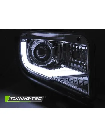 Phares à LED chromés pour CHEVROLET CAMARO 09-13