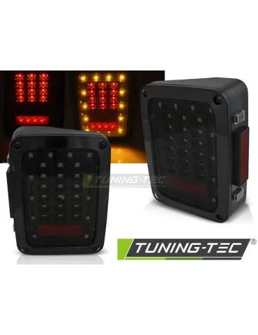 Feux arrière à LED fumés pour CHRYSLER JEEP WRANGLER JK 07-18