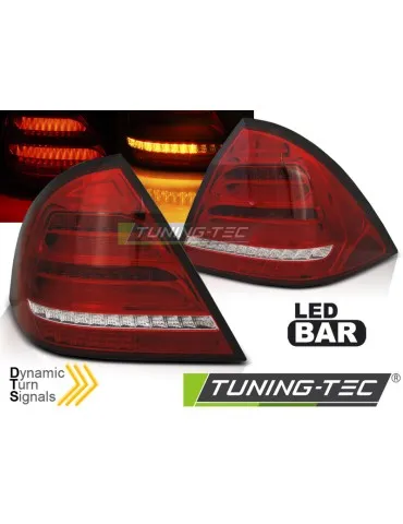 Feux arrière à LED rouges blancs pour MERCEDES W203 Berline 00-04