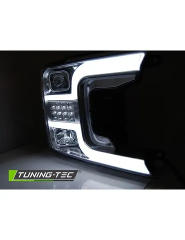 Phares à LED chromés pour FORD F150 MK13 17-20