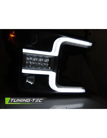 Phares à LED noirs pour FORD F150 MK13 17-20